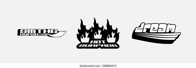 Vector Graphic Assets Set. Bold modern Shapes for Posters Template, flyers, clothes, social media, graphic design, sticker, In Y2k style, Futuristic, Anti-design, Digital Collage, Retro Futurist.
