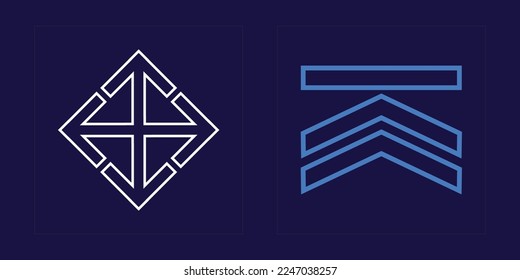 Vector Graphic Assets Set. Brutalism star and flower shapes. For modern T-shirts designed. Projects, posters, banners. Vector illustration