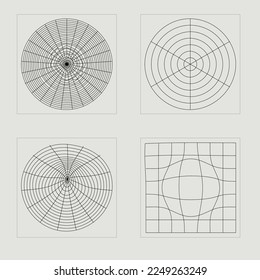 Vector Graphic Assets Set. Brutalism star and flower shapes. Flat minimalist icons. Stars, starburst . Vector illustration