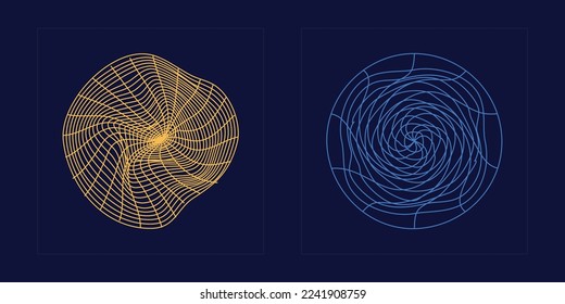 Vector Graphic Assets Set. Large set of retro objects for design. Objects in y2k style. Projects, posters, banners. Vector illustration
