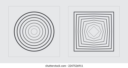 Vector Graphic Assets Set. Large set of retro objects for design. Flat minimalist icons. Retro Futurist. Vector illustration