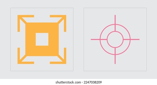 Vector Graphic Assets Set. Rave psychedelic retro futuristic set. Cyberpunk elements. Projects, posters, banners. Vector illustration