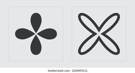 Vector Graphic Assets Set. Trendy geometric postmodern figures. Elements for graphic decoration. Anti-design. Vector illustration