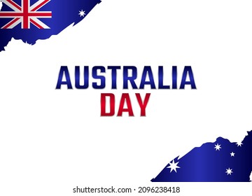 gráfico vectorial del día bueno de australia para la celebración del día de australia. diseño plano. diseño de volante.ilustración plana.