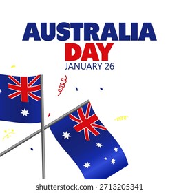 Vector graphic of Australia Day ideal for Australia Day celebration.