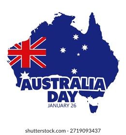 Gráfico de Vector del Día de Australia ideal para la celebración del Día de Australia