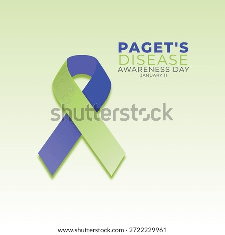 vector graphic of Paget’s Awareness Day ideal for Paget’s Awareness Day celebration