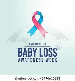 Vektorgrafik-Grafik der Baby Loss Awareness Week ideal für Baby Loss Awareness Week Feier.