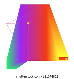 Vector Graphic Background Dynamic Effect. Gradient Abstract Vector Illustration. Design Template. Modern Pattern.