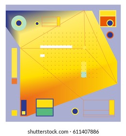 Vector Graphic Background Dynamic Effect. Gradient Abstract Vector Illustration. Design Template. Modern Pattern.
