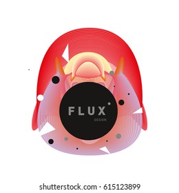 Vector Graphic Background Dynamic Effect. Gradient Abstract Vector Illustration. Design Template. Modern Pattern