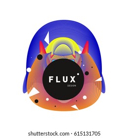 Vector Graphic Background Dynamic Effect. Gradient Abstract Vector Illustration. Design Template. Modern Pattern.