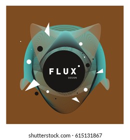 Vector Graphic Background Dynamic Effect. Gradient Abstract Vector Illustration. Design Template. Modern Pattern.