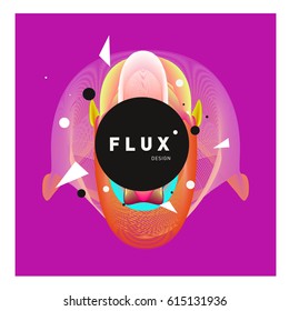 Vector Graphic Background Dynamic Effect. Gradient Abstract Vector Illustration. Design Template. Modern Pattern.