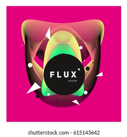 Vector Graphic Background Dynamic Effect. Gradient Abstract Vector Illustration. Design Template. Modern Pattern.