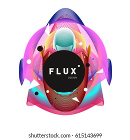 Vector Graphic Background Dynamic Effect. Gradient Abstract Vector Illustration. Design Template. Modern Pattern.