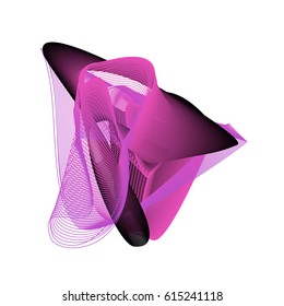 Vector Graphic Background Dynamic Effect. Gradient Abstract Vector Illustration. Design Template. Modern Pattern.