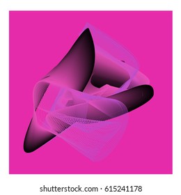 Vector Graphic Background Dynamic Effect. Gradient Abstract Vector Illustration. Design Template. Modern Pattern.