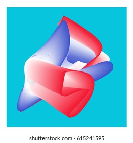 Vector Graphic Background Dynamic Effect. Gradient Abstract Vector Illustration. Design Template. Modern Pattern.