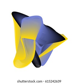 Vector Graphic Background Dynamic Effect. Gradient Abstract Vector Illustration. Design Template. Modern Pattern.