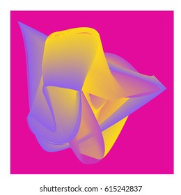 Vector Graphic Background Dynamic Effect. Gradient Abstract Vector Illustration. Design Template. Modern Pattern.