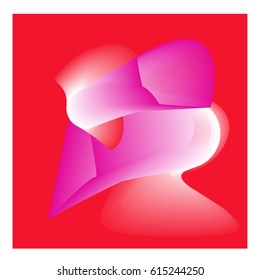 Vector Graphic Background Dynamic Effect. Gradient Abstract Vector Illustration. Design Template. Modern Pattern.