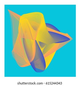 Vector Graphic Background Dynamic Effect. Gradient Abstract Vector Illustration. Design Template. Modern Pattern.