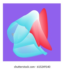 Vector Graphic Background Dynamic Effect. Gradient Abstract Vector Illustration. Design Template. Modern Pattern.