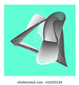 Vector Graphic Background Dynamic Effect. Gradient Abstract Vector Illustration. Design Template. Modern Pattern.