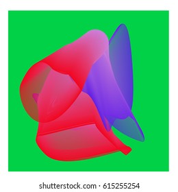 Vector Graphic Background Dynamic Effect. Gradient Abstract Vector Illustration. Design Template. Modern Pattern.