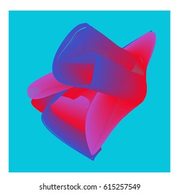 Vector Graphic Background Dynamic Effect. Gradient Abstract Vector Illustration. Design Template. Modern Pattern.
