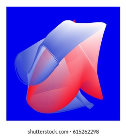 Vector Graphic Background Dynamic Effect. Gradient Abstract Vector Illustration. Design Template. Modern Pattern.