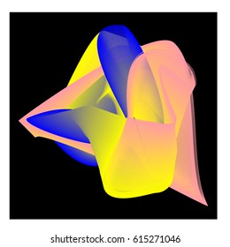 Vector Graphic Background Dynamic Effect. Gradient Abstract Vector Illustration. Design Template. Modern Pattern.