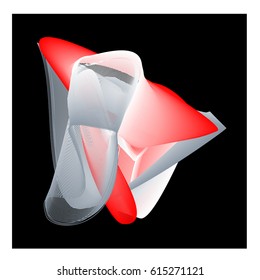Vector Graphic Background Dynamic Effect. Gradient Abstract Vector Illustration. Design Template. Modern Pattern.