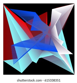 Vector Graphic Background Dynamic Effect. Gradient Abstract Vector Illustration. Design Template. Modern Pattern.