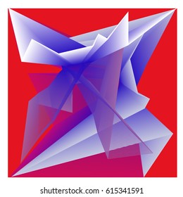 Vector Graphic Background Dynamic Effect. Gradient Abstract Vector Illustration. Design Template. Modern Pattern.