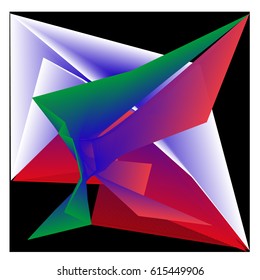 Vector Graphic Background Dynamic Effect. Gradient Abstract Vector Illustration. Design Template. Modern Pattern.