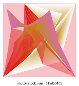 Vector Graphic Background Dynamic Effect. Gradient Abstract Vector Illustration. Design Template. Modern Pattern.