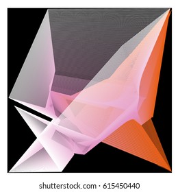 Vector Graphic Background Dynamic Effect. Gradient Abstract Vector Illustration. Design Template. Modern Pattern.