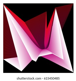 Vector Graphic Background Dynamic Effect. Gradient Abstract Vector Illustration. Design Template. Modern Pattern.