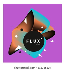 Vector Graphic Background Dynamic Effect. Gradient Abstract Vector Illustration. Design Template. Modern Pattern.