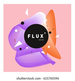 Vector Graphic Background Dynamic Effect. Gradient Abstract Vector Illustration. Design Template. Modern Pattern.