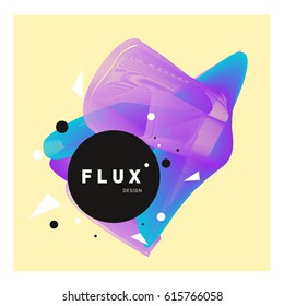 Vector Graphic Background Dynamic Effect. Gradient Abstract Vector Illustration. Design Template. Modern Pattern.