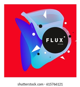 Vector Graphic Background Dynamic Effect. Gradient Abstract Vector Illustration. Design Template. Modern Pattern.