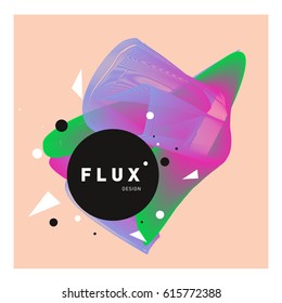 Vector Graphic Background Dynamic Effect. Gradient Abstract Vector Illustration. Design Template. Modern Pattern.