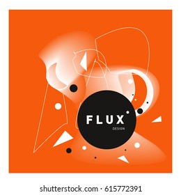 Vector Graphic Background Dynamic Effect. Gradient Abstract Vector Illustration. Design Template. Modern Pattern.
