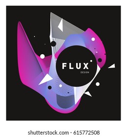 Vector Graphic Background Dynamic Effect. Gradient Abstract Vector Illustration. Design Template. Modern Pattern.
