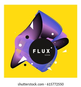 Vector Graphic Background Dynamic Effect. Gradient Abstract Vector Illustration. Design Template. Modern Pattern.