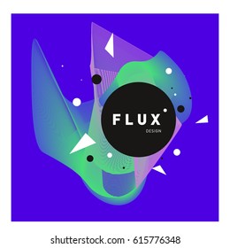 Vector Graphic Background Dynamic Effect. Gradient Abstract Vector Illustration. Design Template. Modern Pattern.