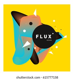 Vector Graphic Background Dynamic Effect. Gradient Abstract Vector Illustration. Design Template. Modern Pattern.